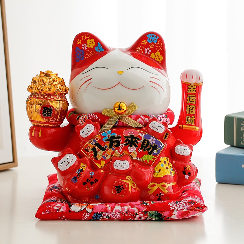 The Lucky Fortune Cat Waving Paw