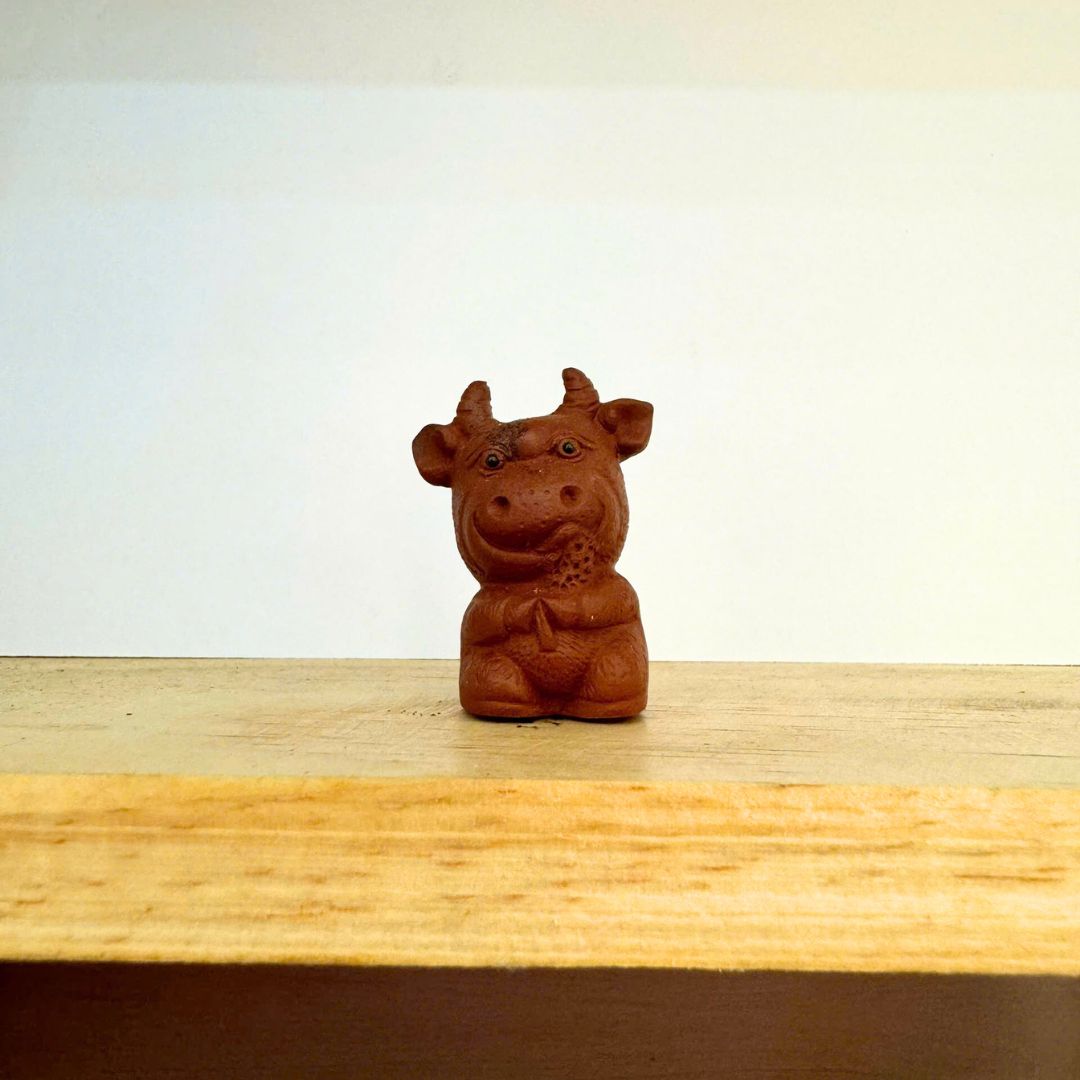 Yixing Clay Figurine - Prosperous Ox